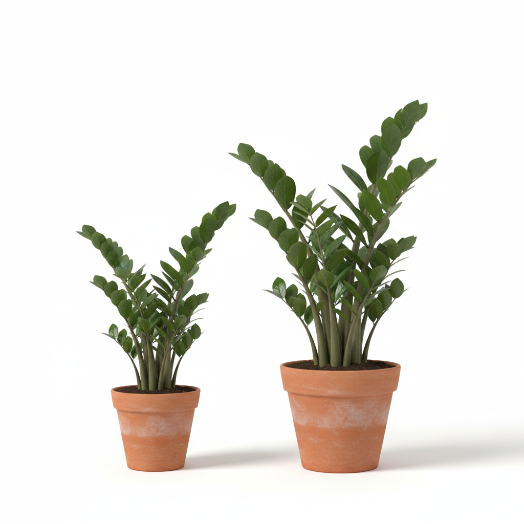 ZZ Plant size comparison